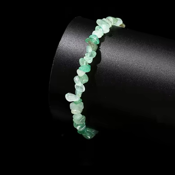 Bracelet And Earrings Set - Natural Healing Stone Aventurine - Picture 9 of 15